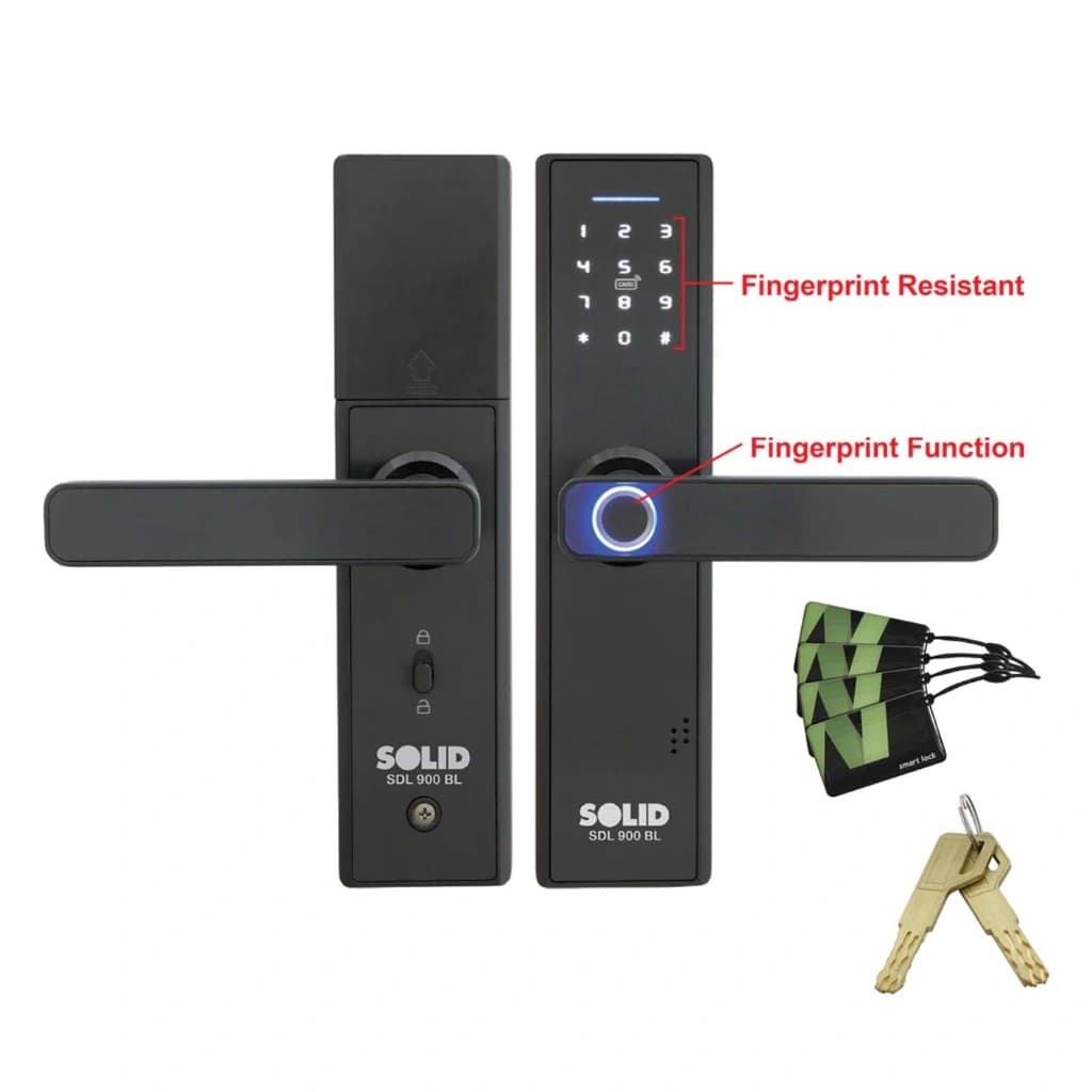 Smart Door Lock SDL 900 BL - Solid Lock | Solid Gradino